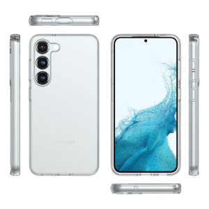 Lemontti Capac protectie spate Silicon Transparent pentru Galaxy S23