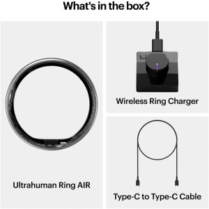 Ultrahuman Ring AIR, Raw Titanium 9