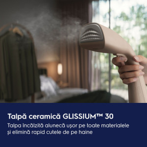 Electrolux Aparat de calcat vertical cu abur Refine 700 E7HS2-8WB, 1600W, 28g/min, Crem
