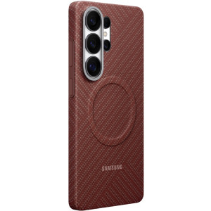 Samsung Capac protectie spate Carbon Magnet Coralred pentru Galaxy S26 Ultra
