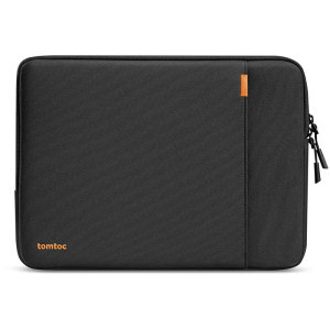 Tomtoc Husa laptop Apple MacBook Air/Pro/Neo 13, 12.3-13 inch, Defender-A13, protectie de grad militar, culoare negru