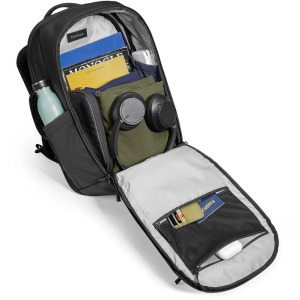 Tomtoc Rucsac laptop 16 inch UrbanEX-T77, capacitate 26L, baza intarita 840D, fermoare YKK, culoare negru