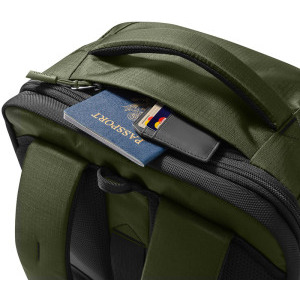 Tomtoc Rucsac laptop 17.3 inch Navigator-T66 Liteway, capacitate 40L, deschidere tip valiza, culoare verde