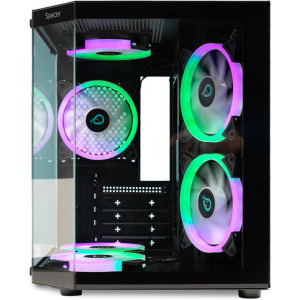Spacer AQUARIUM Black 6 Fans