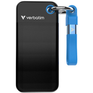 Verbatim Pocket 256GB USB-C 3.2 Gen 2 Black/Blue
