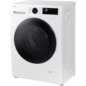 Samsung WD90HG5U34BELE, Spalare 9 kg, Uscare 6 kg, 1400 RPM, Clasa A, Digital Inverter, AI EcoBubble, AI Energy, Hygiene Steam, SmartThings, Alb