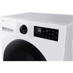 Samsung WD90HG5U34BELE, Spalare 9 kg, Uscare 6 kg, 1400 RPM, Clasa A, Digital Inverter, AI EcoBubble, AI Energy, Hygiene Steam, SmartThings, Alb