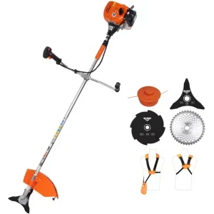 Ruris Motocoasa de tuns iarba pe benzina DAC 310, 2.5 CP, 52 cm3, motor Tez, 2 timpi, diametru taiere 20 cm