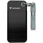 SSD Verbatim Pocket 128GB USB-C 3.2 Gen 2 Black/Grey