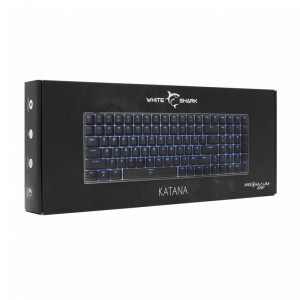 White Shark KATANA Outemu Red Switch Mecanica Black/Gray