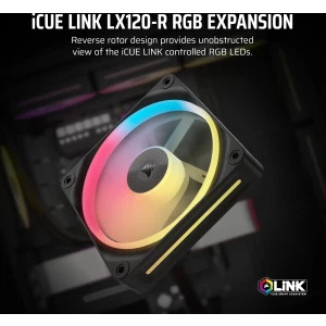 Corsair iCUE Link LX120-R RGB Reversed Expansion Kit 120mm Black