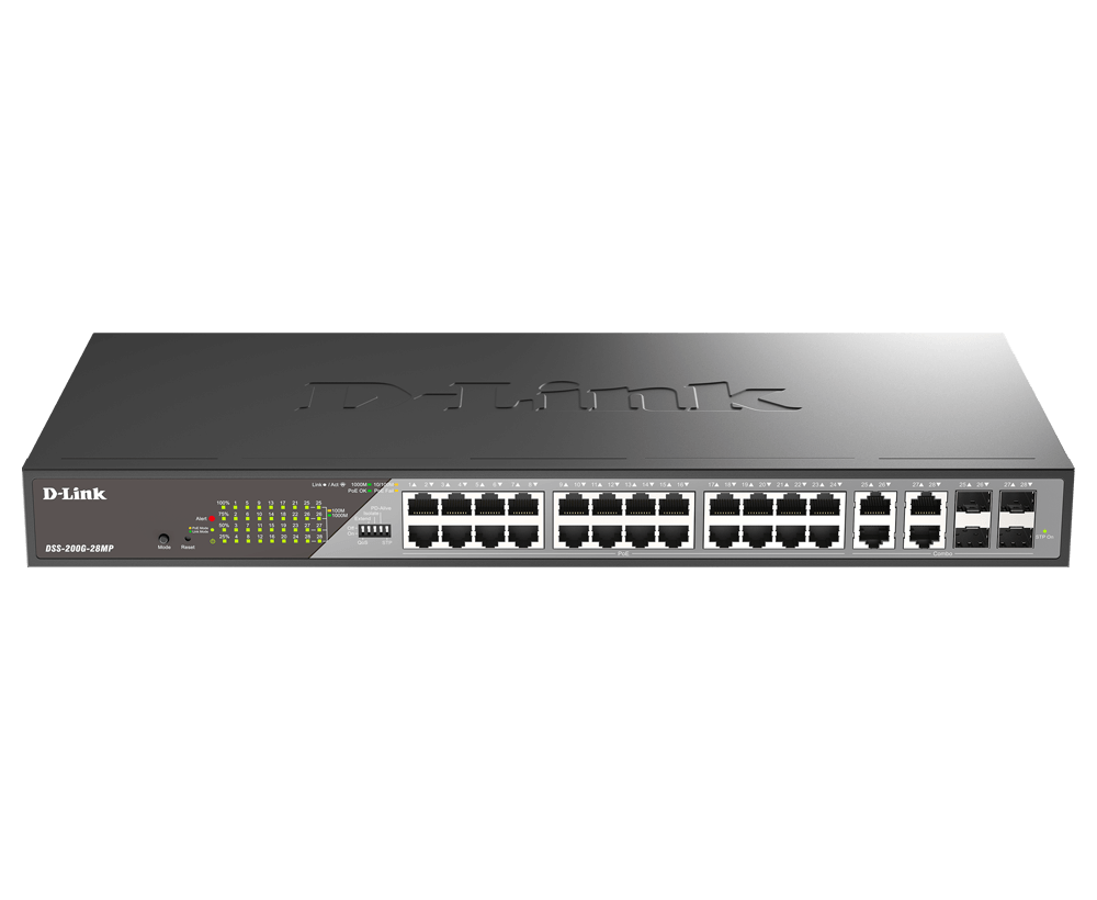 Switch D-Link Gigabit DSS-200G-28MP