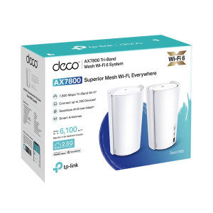 TP-LINK 2.5Gigabit DECO X95 Tri-Band WiFi 6 2 buc
