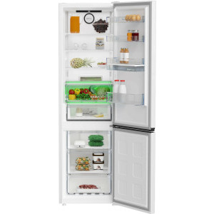 Beko B3RCNA404HDW, 355 L, Clasa E, No Frost, HarvestFresh, AeroFlow, Dozator apa, 203 cm, Alb