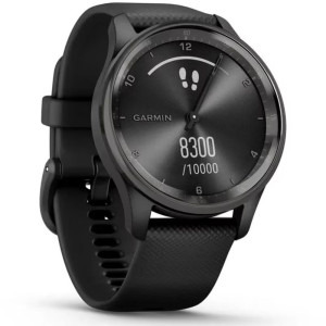 Garmin Vivomove Trend, WW, Silicone, Black