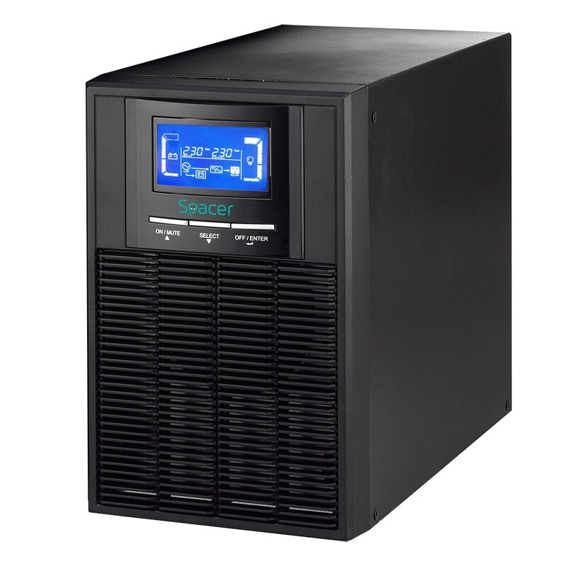 UPS Spacer SPUP-1000D-OLT01 1000VA Negru
