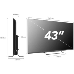 Smart Tech Smart TV QLED 43QG02V Seria QG02V 109cm 4K UHD HDR