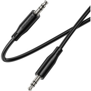 Borofone BL26, Jack 3.5 mm Male la Jack 3.5 mm, 1 m, Black