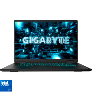 Laptop GIGABYTE Gaming 16 A16 PRO DXH, WQXGA 165Hz, Procesor Intel® Core™ 7 240H (24M Cache, up to 5.20 GHz), 32GB LPDDR5X, 1TB SSD, GeForce RTX 5070 Ti 12GB, No OS, Titanium Black