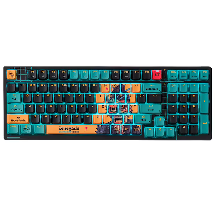 Tastatura Gaming A4Tech AT98 Renegade RGB Alpha Optical Switch Mecanica