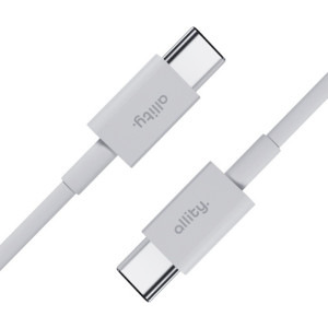 Allity AUC-03, USB-C Male la USB-C Male, 60W, 1 m, White