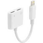 Cablu de date / adaptor Lamtech Adaptor 4-in-1, dual Lightning, White