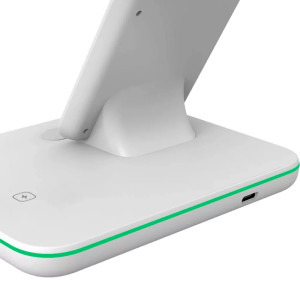 Canyon 3-in-1 WS-303, Wireless Qi Fast Charge 15 W White