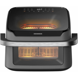 Heinner Friteuza cu aer cald AirBake Revolution HAF-C10DB22GREY, 2200W, 10L, Negru