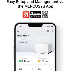 MERCUSYS 2.5Gigabit Halo H85X Dual-Band WiFi 6 3buc