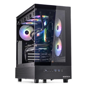PC Gaming DRAGON Epic ElitePlus, AMD Ryzen 5 7500X3D 4.0GHz, 32GB DDR5, 1TB SSD, RX 9060 XT 16GB GDDR6, Iluminare RGB