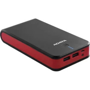 ADATA P20100, 20100 mAh, 2x USB, Black/Red