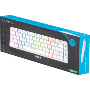 AQIRYS Mira 2.0 RGB White HaiMu Red Switch Mecanica