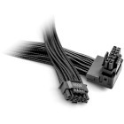 Cablu componente be quiet! 1x 12V-2X6/12VHPWR la 1x 12V-2X6/12VHPWR 90° Black