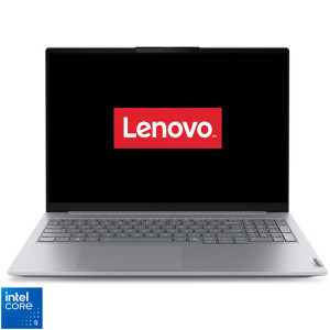 Laptop Lenovo 16 ThinkBook 16 G9 IRL, WUXGA IPS, Procesor Intel® Core™ 5 210H (12M Cache, up to 4.80 GHz), 32GB DDR5, 1TB SSD, Intel Graphics, No OS, Arctic Grey