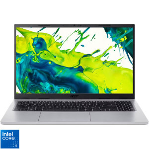 Laptop Acer 15.6 Aspire Go 15 AG15-72P, FHD IPS, Procesor Intel® Core™ 5 120U (12M Cache, up to 5.00 GHz), 16GB DDR4, 1TB SSD, Intel Graphics, No OS, Pure Silver