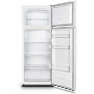 Heinner HF-HS205E++, 206 L, Clasa E, Control mecanic, Iluminare LED, 143 cm, Alb