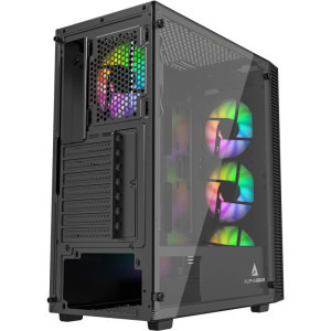Gaming ZMEU Epic Extreme, AMD Ryzen 5 5600 3.5GHz, 32GB DDR4, 1TB SSD, RTX 4060 8GB GDDR6, Iluminare RGB