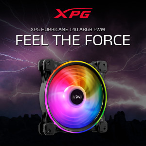 XPG Hurricane ARGB 140 PWM Black