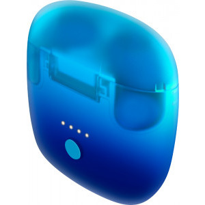 TCL SOCL500TWS Ocean Blue, Bluetooth 5.0, autonomie 33 de ore, protectie apa/transpiratie IPX4, incarcare rapida 15 min pentru o ora de utilizare si incarcare wireless, USB C