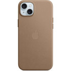 Apple Protectie pentru spate, material FineWoven, cu MagSafe pentru iPhone 15 Plus, culoare Taupe