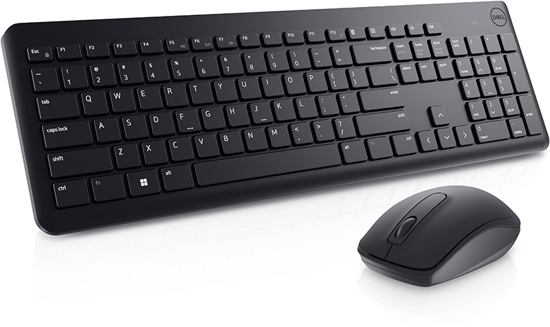 Kit periferice DELL tastatura + mouse KM3322W, Wireless Black