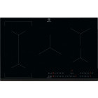 Plita incorporabila Electrolux EIV835, Inductie, 5 zone de gatit, Hob2Hood, Bridge, PowerBoost, Control touch, 78 cm, Sticla neagra
