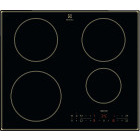 Plita incorporabila Electrolux CIR60430CB, Inductie, 4 zone de gatit, Touch control, Booster, Timer, Conectivitate hota, 60 cm, Negru