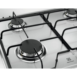 Electrolux KGS6424SX, Gaz, 4 arzatoare, Aprindere electrica, Dispozitiv de siguranta, 60 cm, Inox