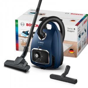 Bosch Serie 6 BGB6X300, 700W, 4L, Albastru, cu sac
