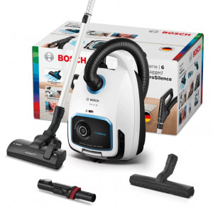 Bosch Serie 6 BGB6SIL1, 4L, 700W, Alb, cu sac