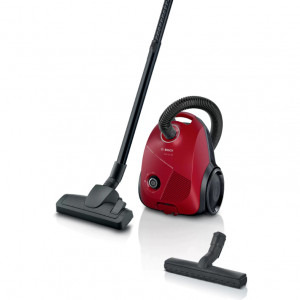 Aspirator Bosch Serie 2 BGBS2RD1H, 3.5L, 600W, rosu, cu sac
