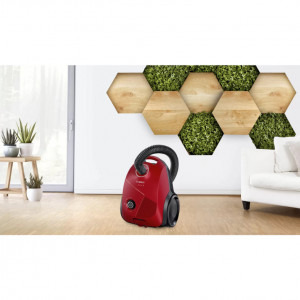 Bosch Serie 2 BGBS2RD1H, 3.5L, 600W, rosu, cu sac