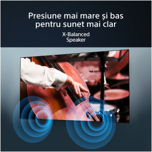 Sony Smart TV KD-43X75WL Seria X75WL 108cm negru 4K UHD HDR