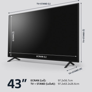 Sony Smart TV KD-43X75WL Seria X75WL 108cm negru 4K UHD HDR
